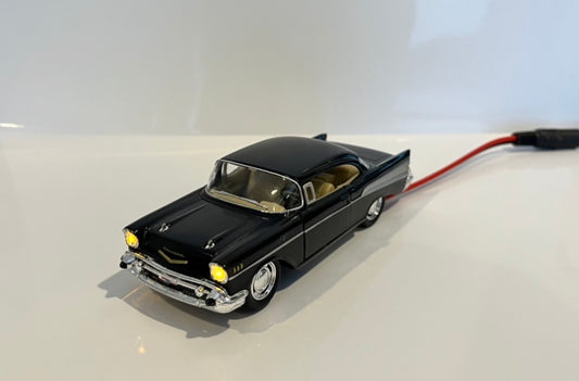 1/40 Scale Black Chevrolet Bel Air