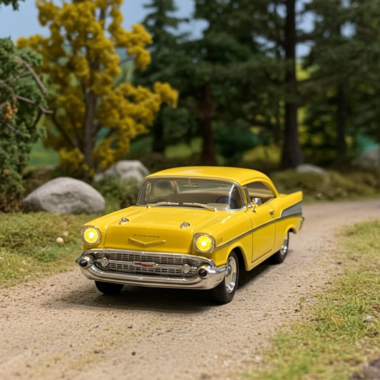 1/40 Scale Yellow Chevrolet Bel Air