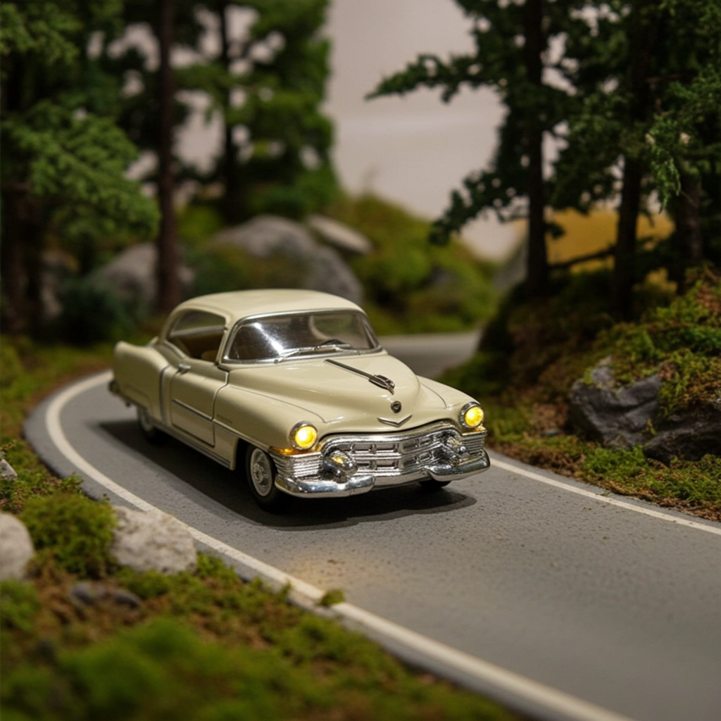 1/43 Scale Eggshell White Cadillac Series 62