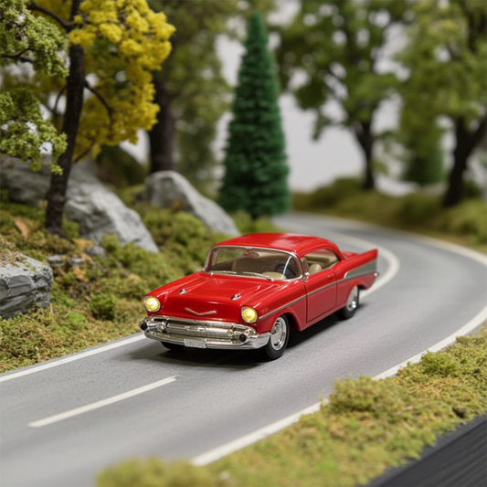 1/40 Scale Red Chevrolet Bel Air