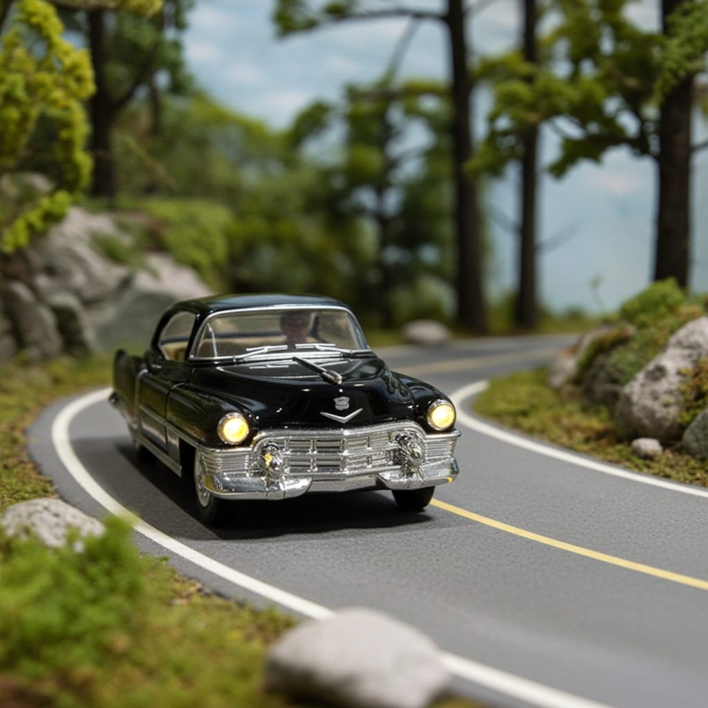 1/43 Scale Black Cadillac Series 62