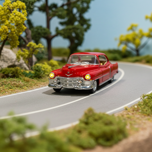 1/43 Scale Red Cadillac Series 62